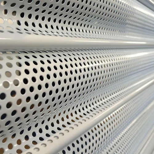 Perforated Rolling Shutter - Material: Aluminum