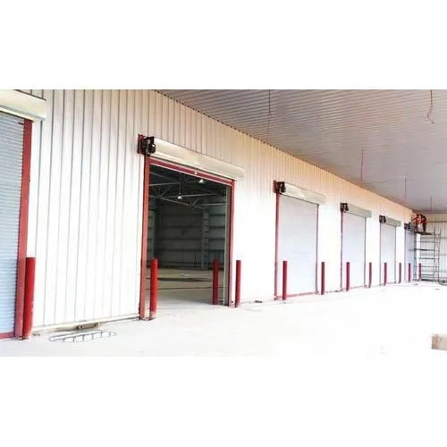 Automatic Rolling Shutter - Aluminum Material, 40 Mm Thickness, 8 Feet Height | Exterior Insulation, Powder Coated, Motorized Operation