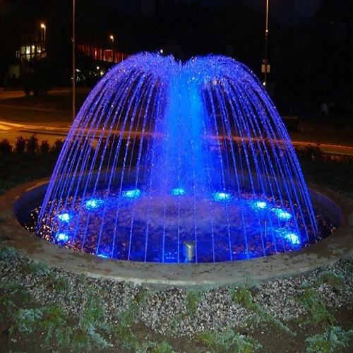 Outdoor Musical Dancing Fountain Night