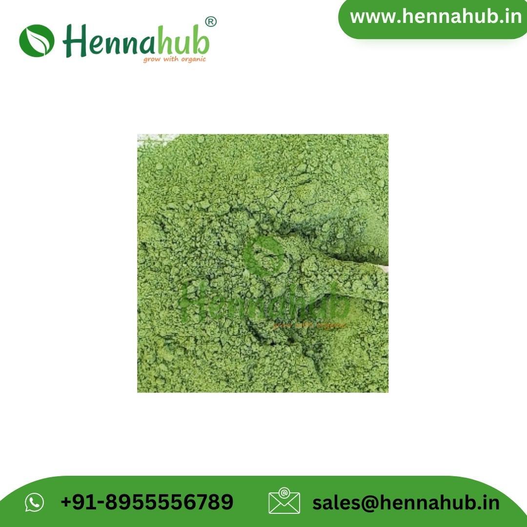 Export Quality Henna Powder - 100% Herbal Extract, Green Color, 1.5-2.5% Lawsone Content, Various Packaging Available | For Hands & Feet, Hair, External Use Only
