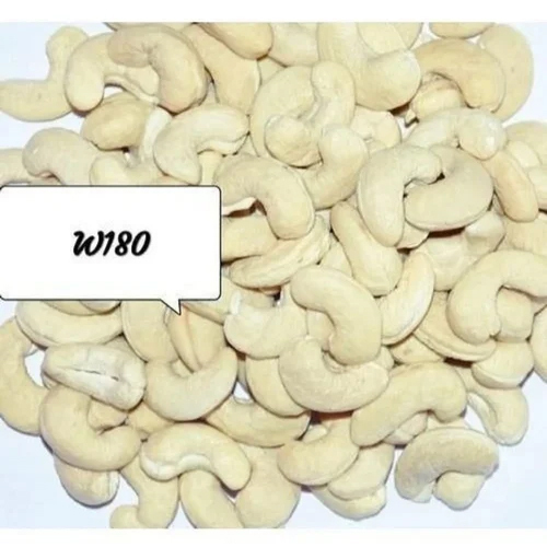 W180 Cashew Nut - Organic White Cashews, Available In Different Sizes And Weights