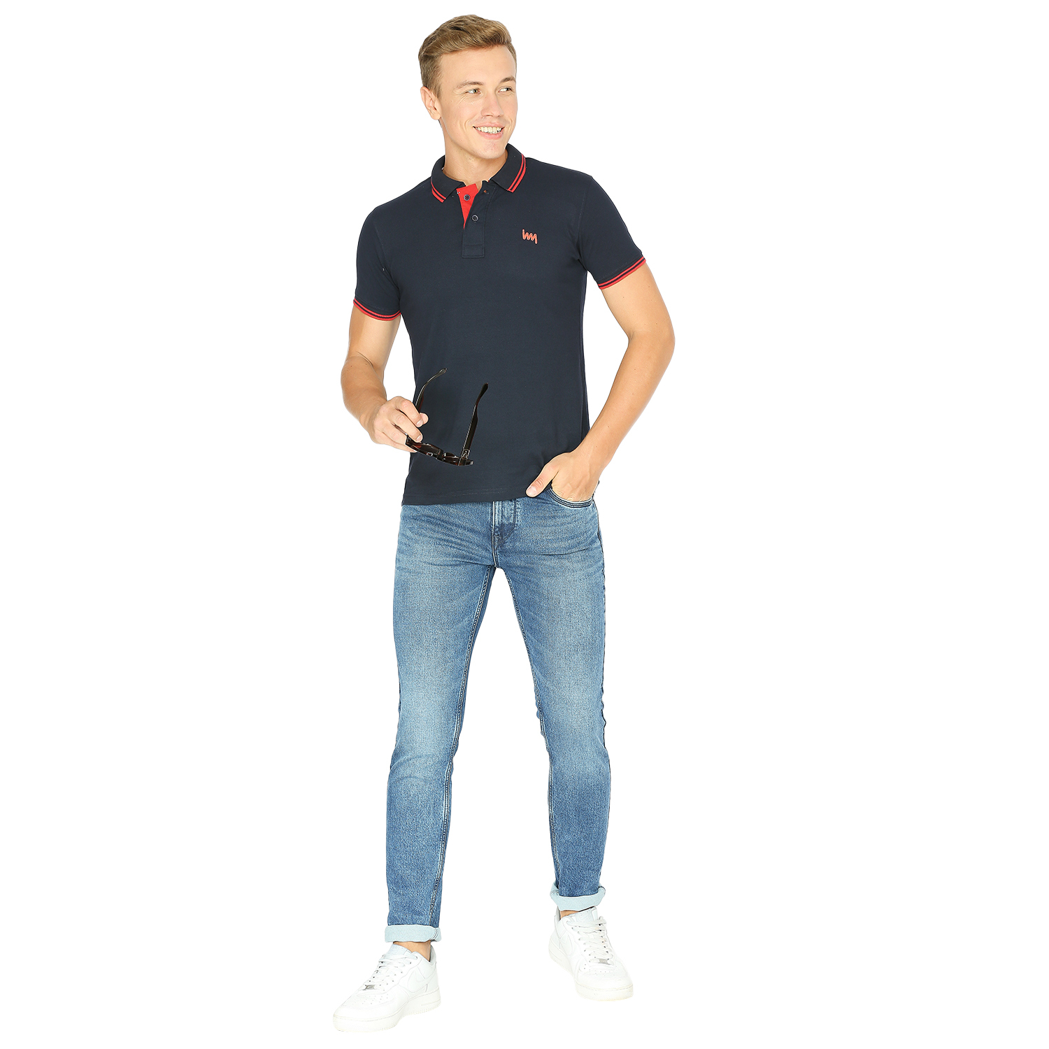 Lawman Denim Pants - All Sizes, Washable Slim Fit | Blue, Plain Dyed For All Seasons