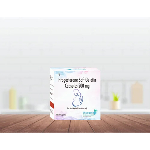 Tablets Progesterone Soft Gelatin 200Mg