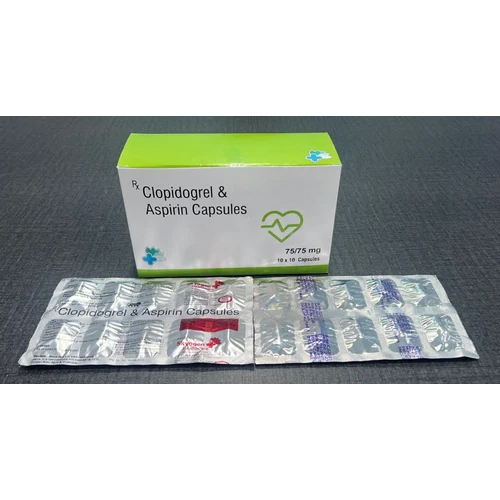 Capsules Clopidogrel 75Mg And Aspirin 75Mg Tablets