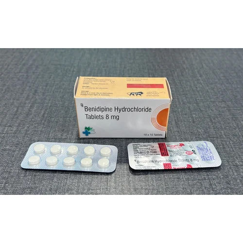 बेनिडिपाइन हाइड्रोक्लोराइड टैबलेट 8mg ठंडी और सूखी जगह पर रखें