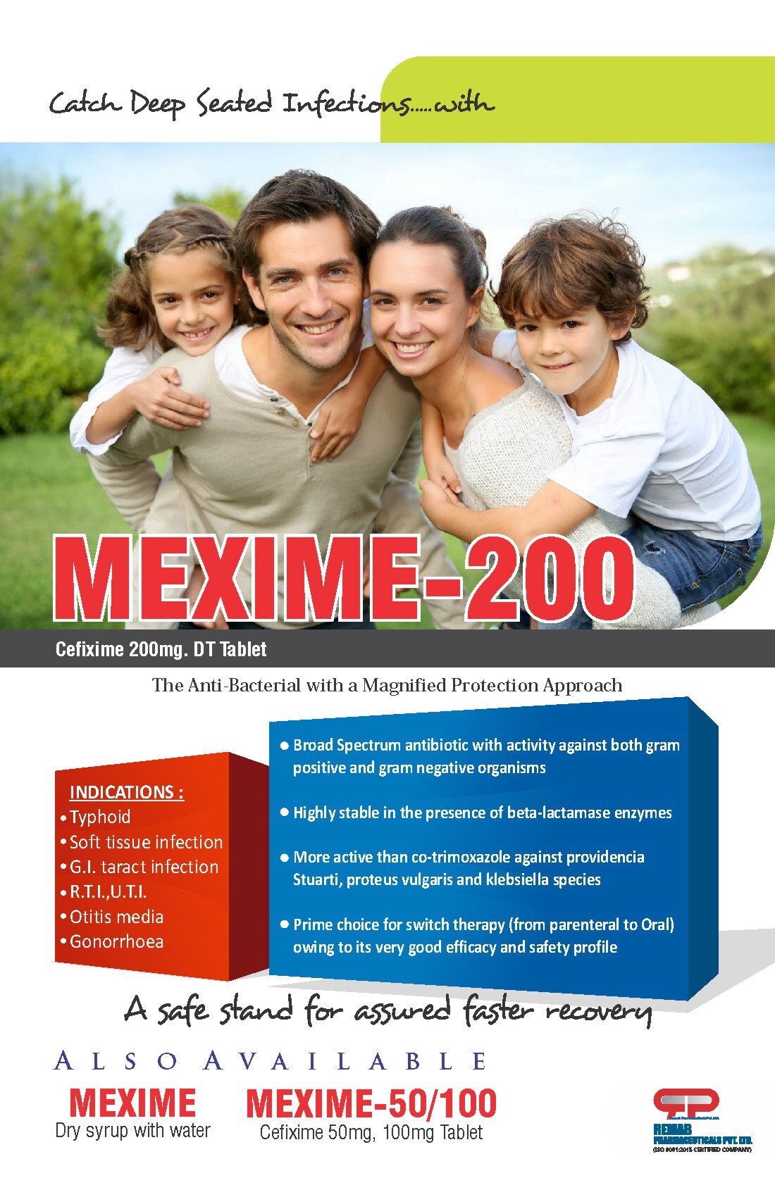 Cefixime Dispersible Tablets Keep In A Cool & Dry Place