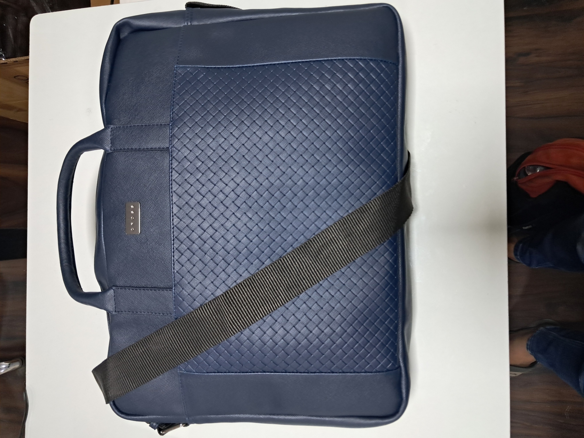 Cross Edgy Sf Briefcase - Color: Navy Blue
