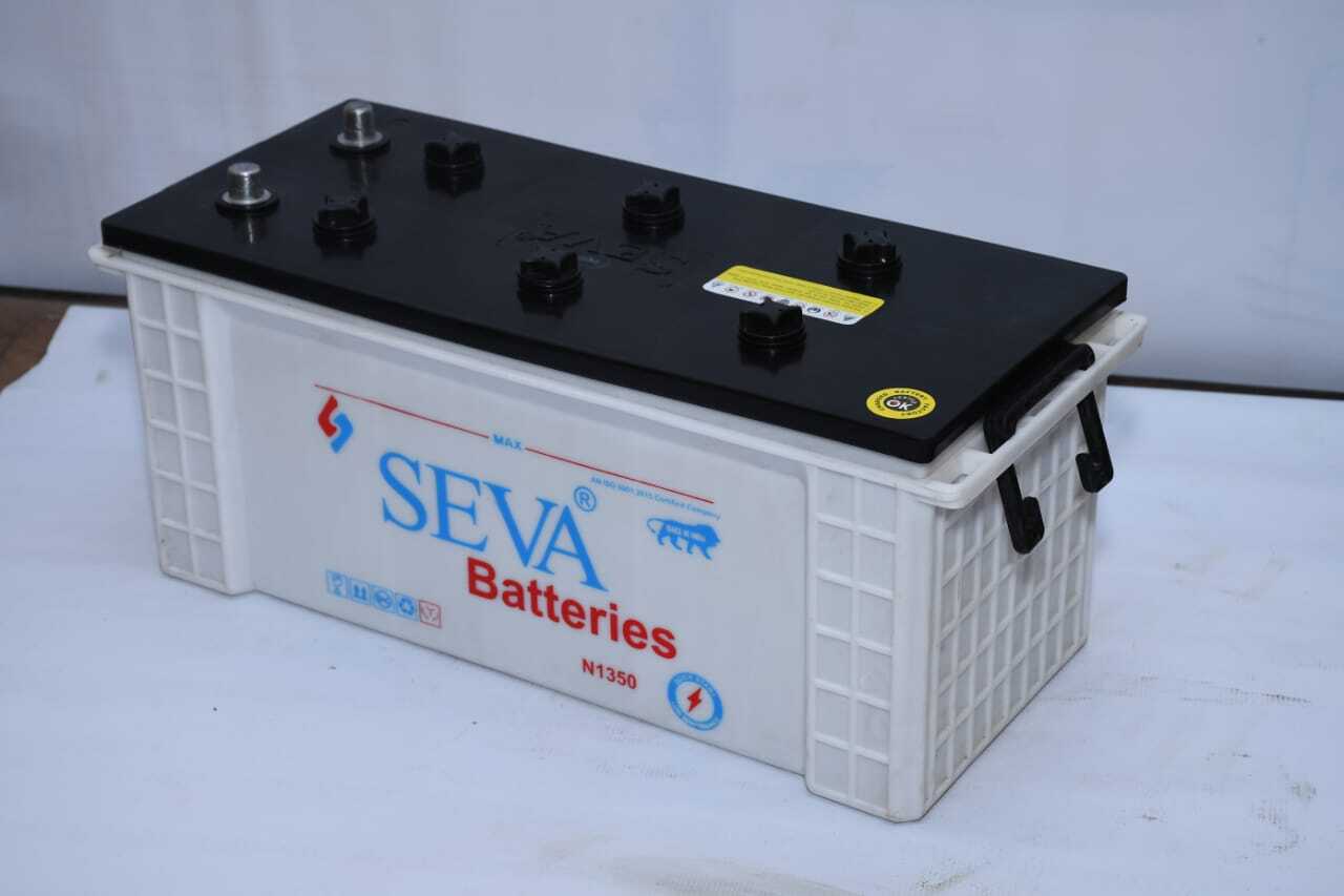 Sp-1350 Automotive Battery - 135ah, 12v | Acid Lead Battery, 1 Handle, Durable Performance