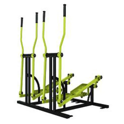 Double Open Gym Elliptical Trainer - Commercial Grade, Manual Operation Mode | Muscle Gain Function, 1-Year Warranty, Non-Adjustable Design