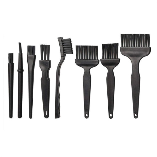 Esd Brush - Plastic, Various Sizes Available, Black Bristles | Essential Tool For Cleaning Sensitive Electronic Components And Circuits