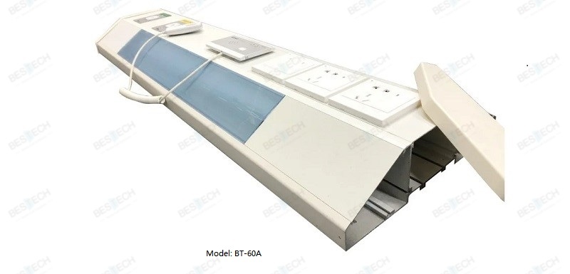 White Bt-60a Bed Head Unit