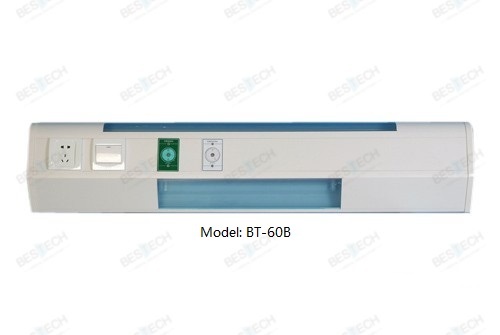 White Bt-60b Bed Head Unit