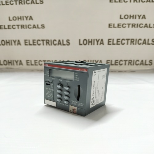 Abb Pm581-eth A2 1sap140100r0270 Plc Module - Modular Design, Ethernet Connectivity, Versatile Automation Control | Optimized For Industrial Applications