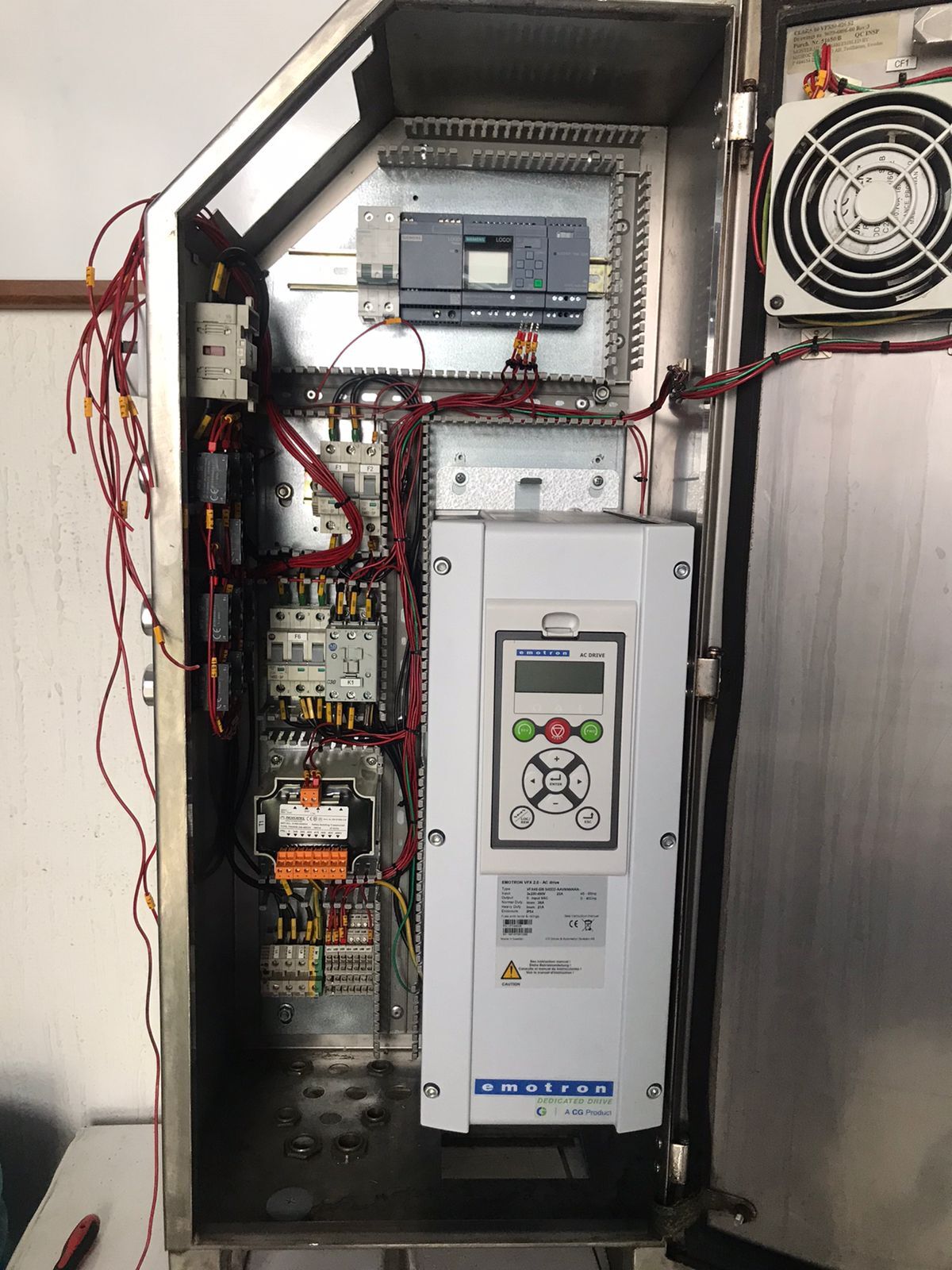 Brand Industrial Control Panel Board Mild Steel 2mm Thickness Ip54