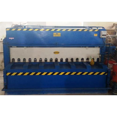 Blue Hydraulic Cutting Machine