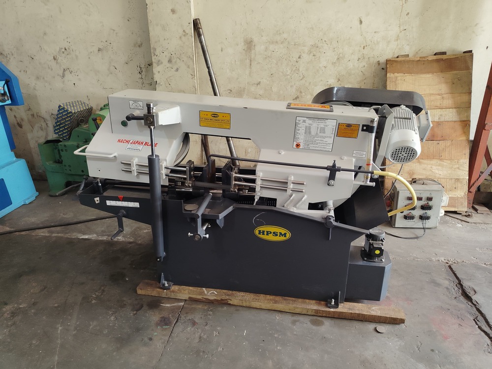 ब्लू एंड व्हाइट बैंड सॉ मशीन