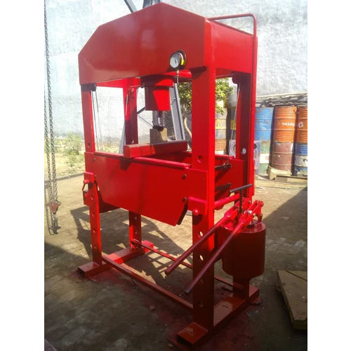 Red Hydraulic Power Press