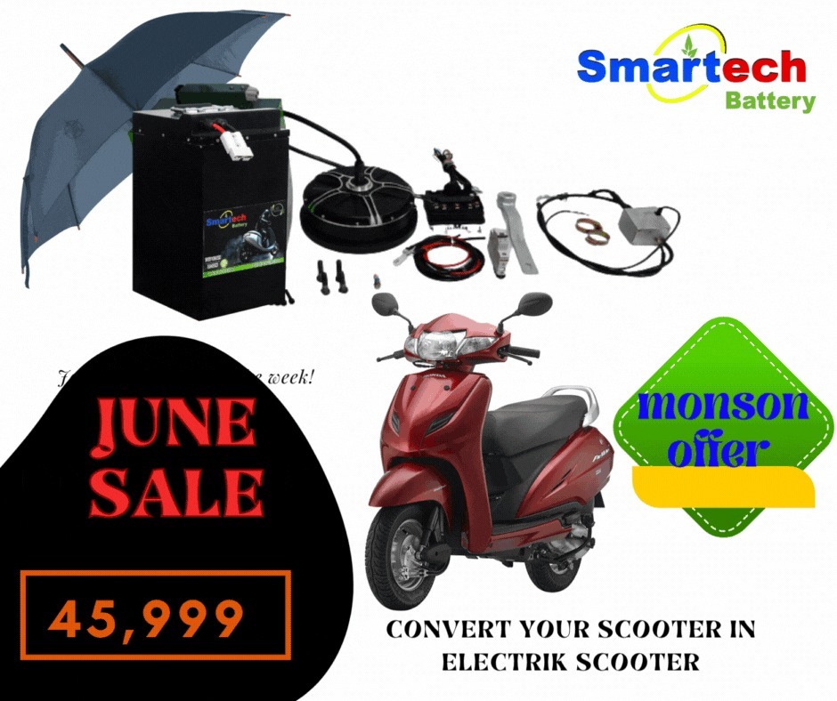 Electric Conversion Kit - 1.5kw Motor, 10 Inch Wheel, 48v-60v Controller, 2.1kw Max Power, 60v 32ah Battery | 60-70 Km Range, 4-5 Hour Charge, 3-year Warranty