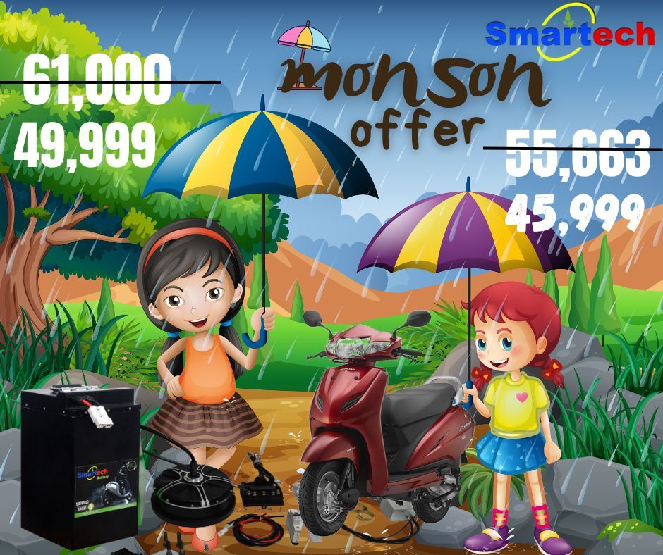 Electric Conversion Kit - 1.5kw Motor, 10 Inch Wheel, 48v-60v Controller, 2.1kw Max Power, 60v 32ah Battery | 60-70 Km Range, 4-5 Hour Charge, 3-year Warranty