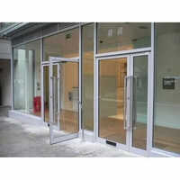 Silver Office Aluminium Partition