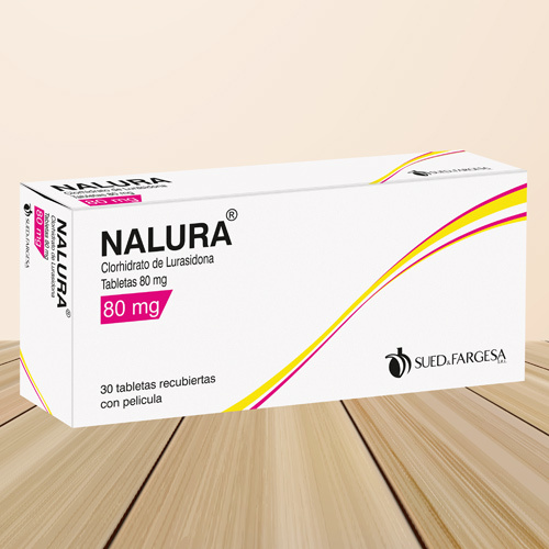 Nalura Lurasidone Hydrochloride Tablets 80 mg - Atypical Antipsychotic Medication, Supports Mental Clarity, Improves Mood, Energy, Sleep & Appetite