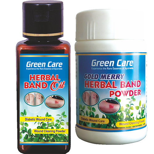 Herbal Band Oil And Powder Combo Age Group: For Adults