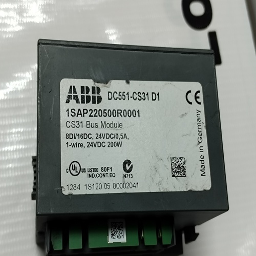 Abb Dc551-cs31 D1 1sap220500r0001 Plc Module