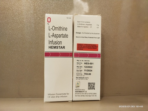 L-ornithine L-aspartate - Drug Type: Injection