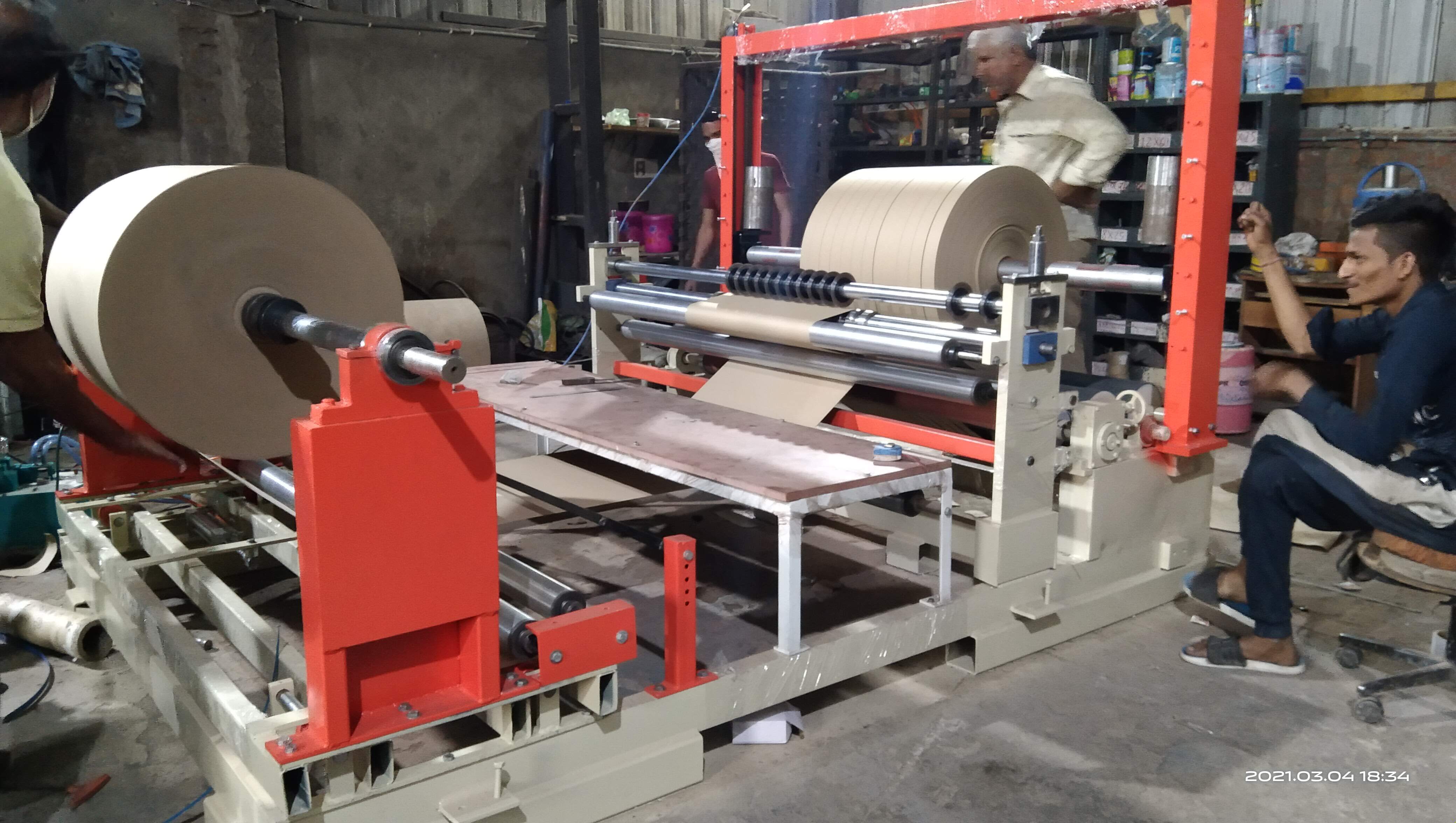 Paper Slitting And 6th Rewinding Machine