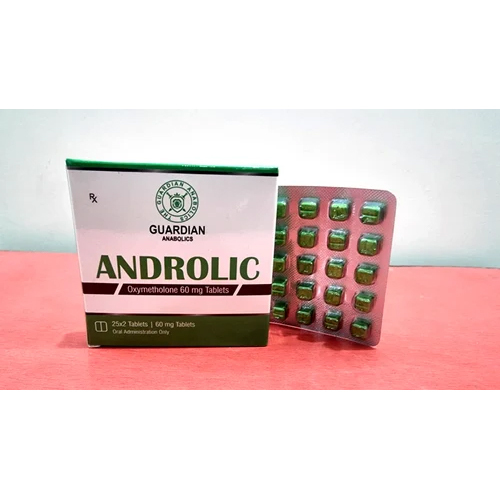 एंड्रोलिक 60mg बॉडी सप्लीमेंट्स डोज़ फॉर्म: टैबलेट