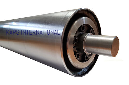 Black Batching Plant Rollers For Belt Conveyors