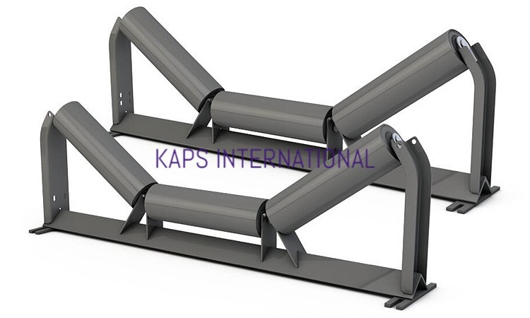 Black Batching Plant Rollers For Belt Conveyors