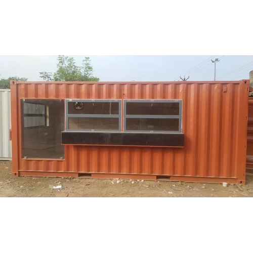 20 Feet Restaurant Container - Metal Construction , Painted Finish for Industrial Use