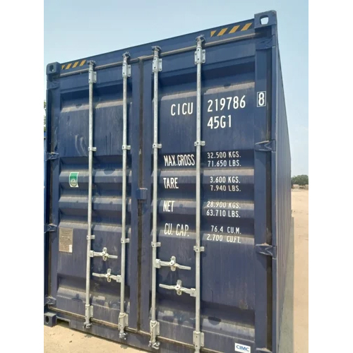 40 Foot Metal Shipping Container - 20-30 Ton Capacity | Durable Painted Finish, Ideal for Industrial Storage