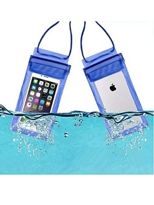 Water Proof Mobile Pouch - Plastic, Transparent | Warranty Included, Plain Design For All Mobile & Iphones