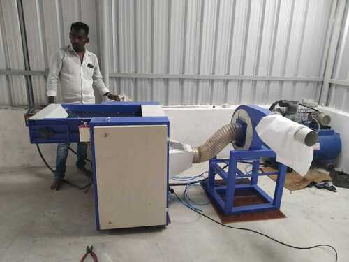 पोल्स्टर फाइबर खोलने की मशीन एकल बीटर के साथ