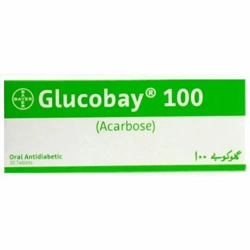 ग्लूकोबे 100mg (एकार्बोज़) सामान्य दवाएं