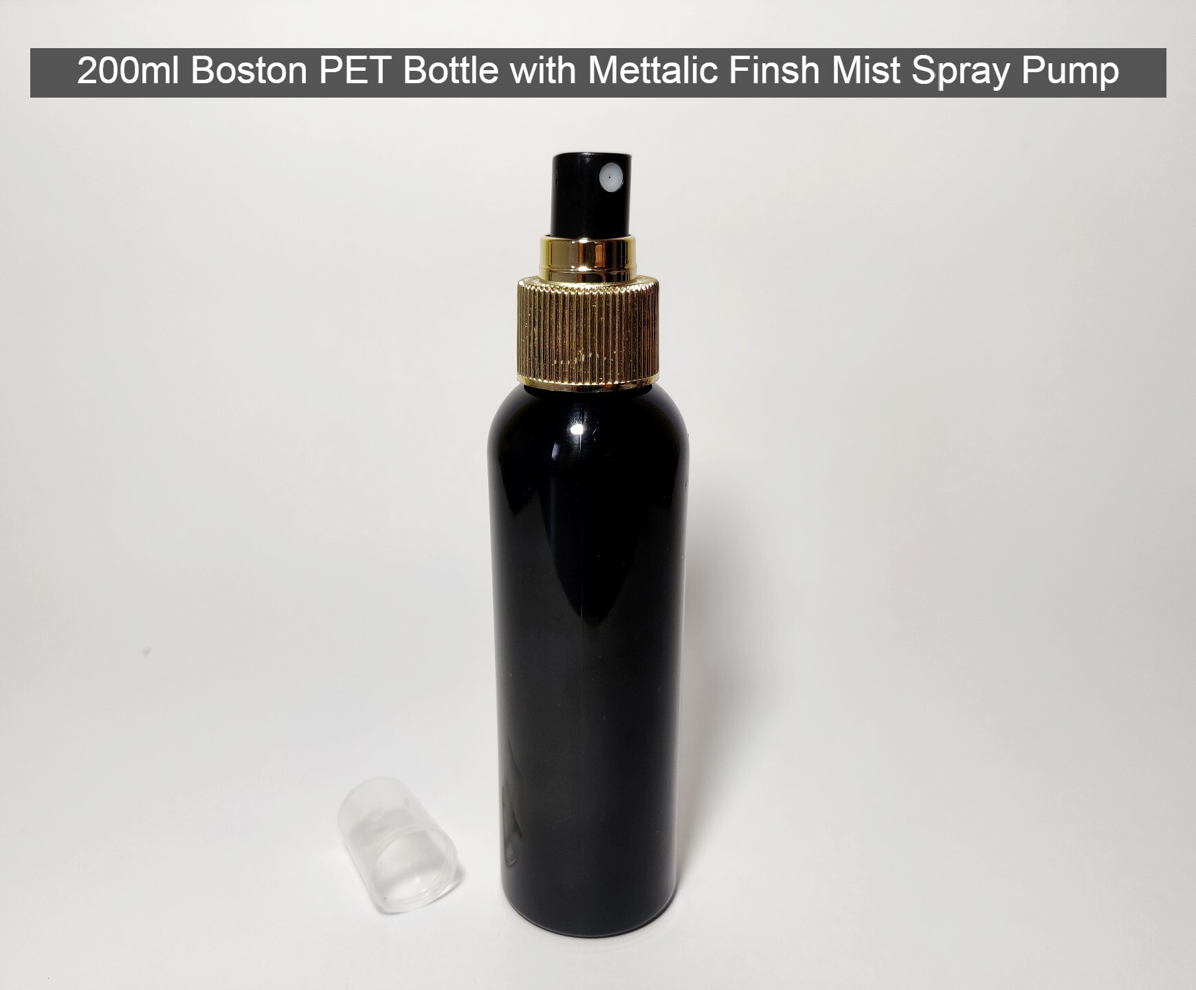 Mist Spray Pet Bottle - Plastic, 50-1000ml Capacity, Round Shape | Features: Mist Spray Pump, Ideal For Chemicals & Rose Water Applications