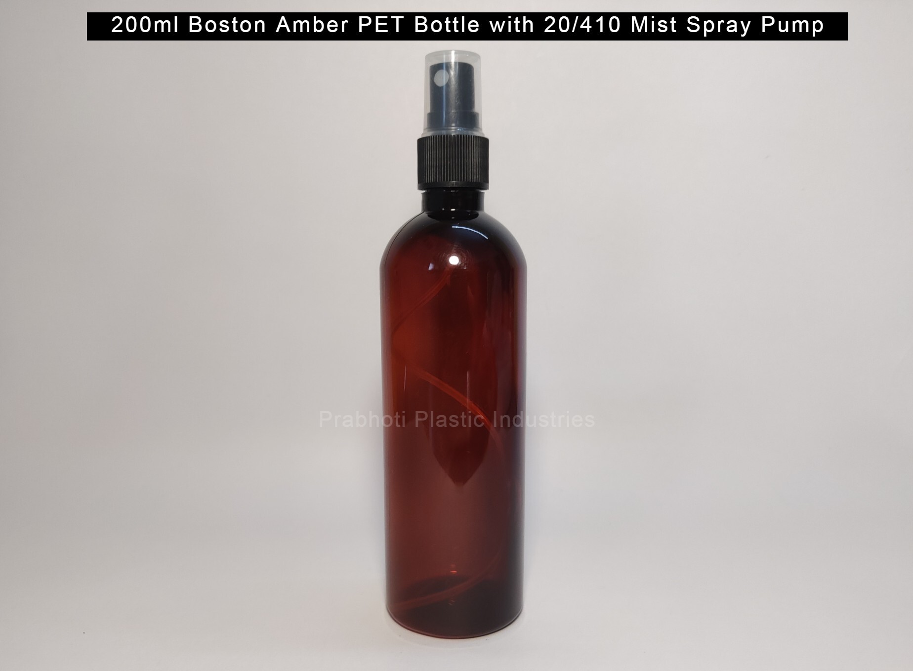 Mist Spray Pet Bottle - Plastic, 50-1000ml Capacity, Round Shape | Features: Mist Spray Pump, Ideal For Chemicals & Rose Water Applications