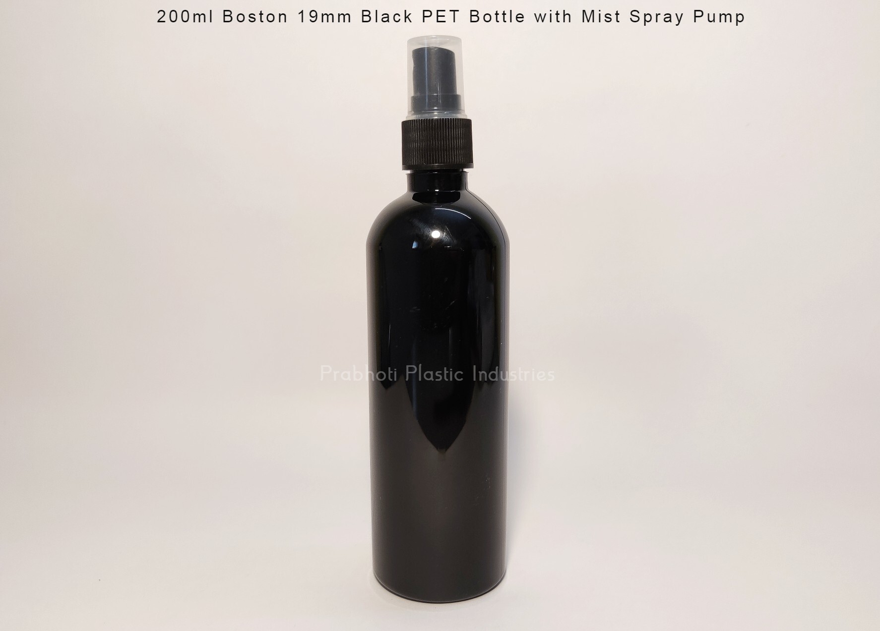 Mist Spray Pet Bottle - Plastic, 50-1000ml Capacity, Round Shape | Features: Mist Spray Pump, Ideal For Chemicals & Rose Water Applications