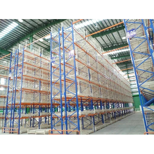 Blue Storage Rack System