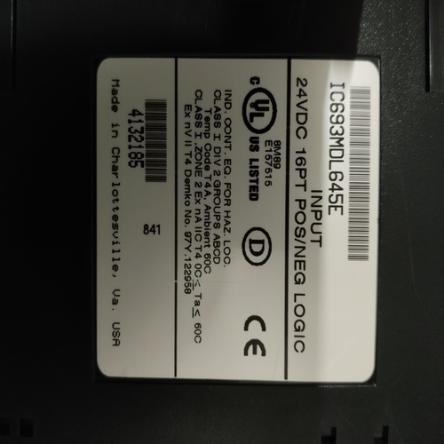 Ge Fanuc Ic693mdl645e Input Module