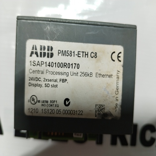 Abb Pm581-eth C8 1sap140100r0170 Plc Module - Industrial Grade Plc Module , Ethernet Connectivity, Reliable Control Solutions For Automation