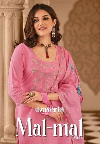 Fancy Pure Cotton Kurti With Embroidery Work