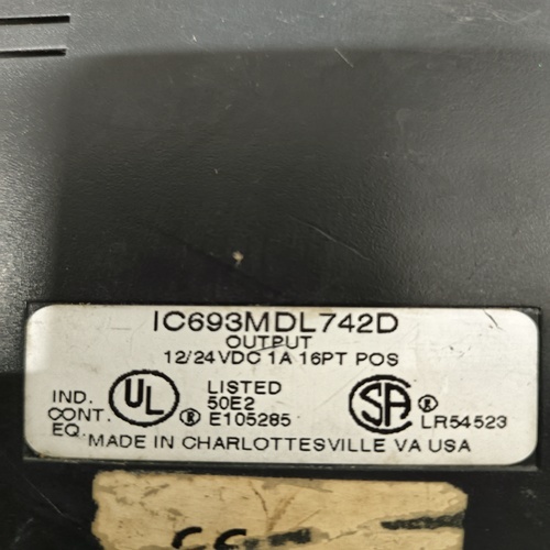 Ge Fanuc Ic693mdl742d Output Module