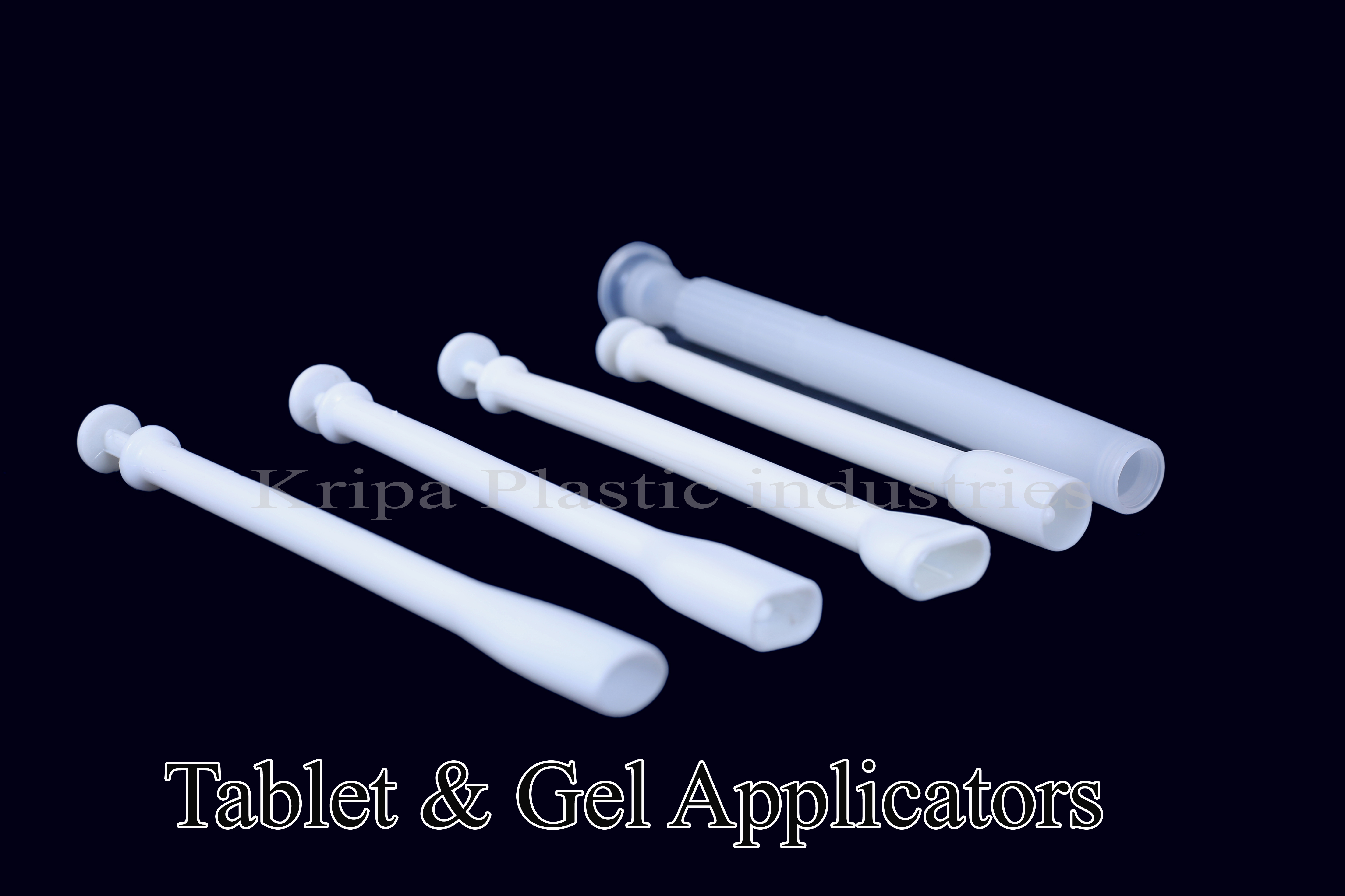 Kpi Jumbo Applicator - Plastic Material | White And Pink Color, Ideal For Piles Application
