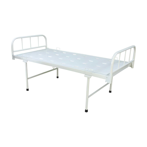 White Standard Plain Bed