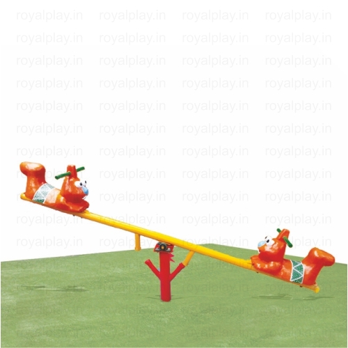 Four Seater Caterpillar See Saw - Color: Multicolor