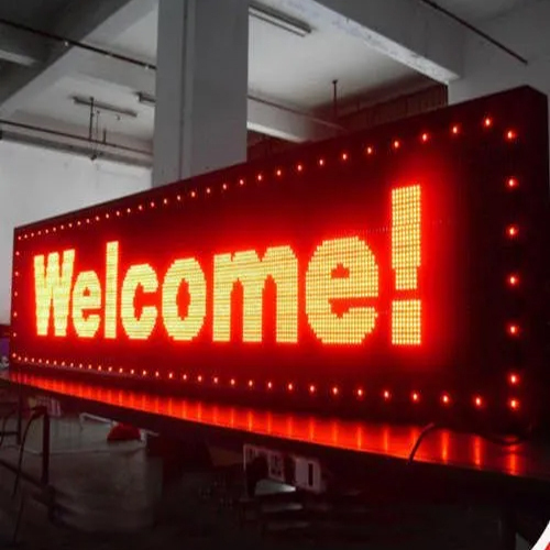 Welcome P3 Scrolling Led Display Application: Commercial