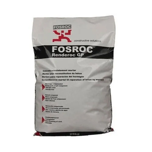 25kg Fosroc Renderoc Gp कंक्रीट पुनर्स्थापना मोर्टार का आकार: 25 Kg